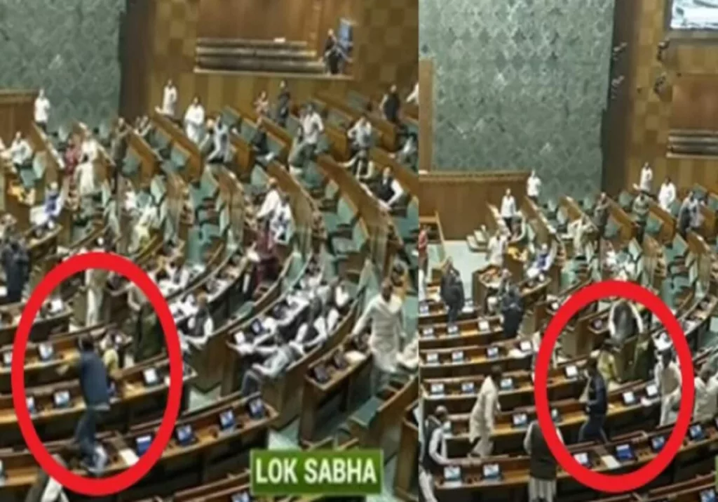 Security Breach in Parliament: संसद की सुरक्षा में बड़ी चूक, विजिटर्स गैलरी से सांसदों पर कूदा शख्स, देखें वीडियो