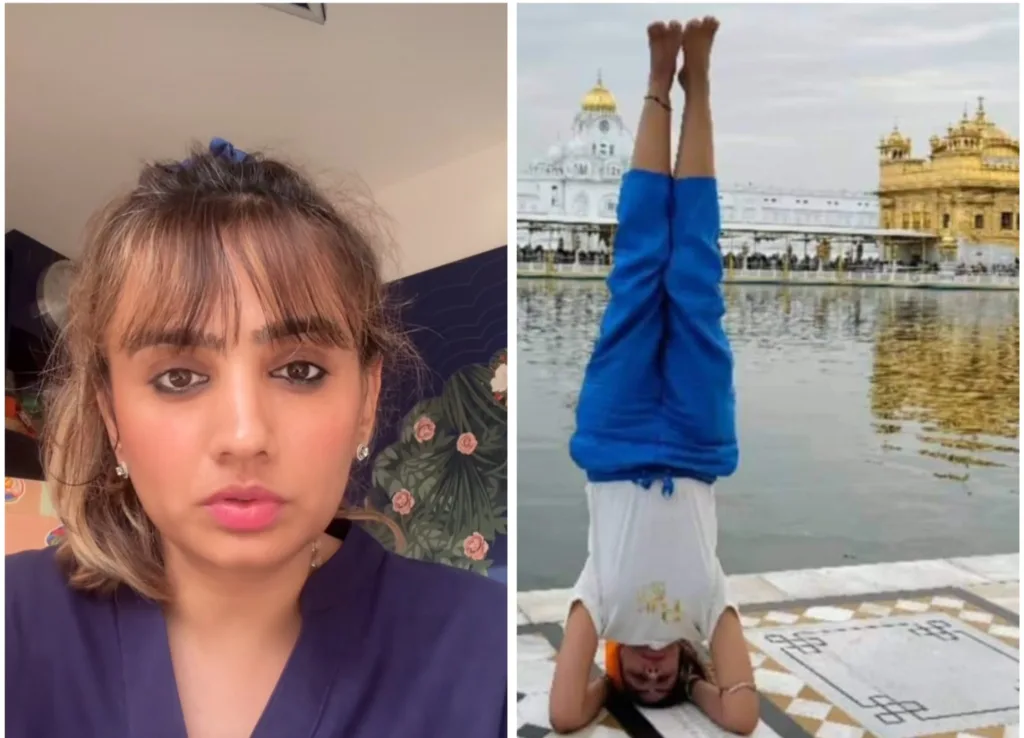 Archna Makwana Yoga: गोल्डन टेंपल में योग करने पर एफआईआर दर्ज, माफी मांगने के बाद भी मिल रही है जान से मारने की धमकी 1 Archna Makwana Yoga: गोल्डन टेंपल में योग करने पर एफआईआर दर्ज, माफी मांगने के बाद भी मिल रही है जान से मारने की धमकी