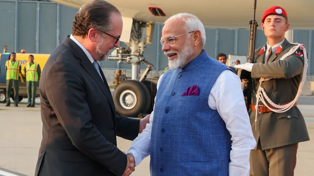 PM Modi in Vienna