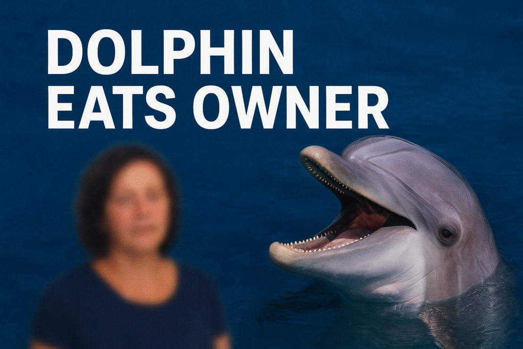 Dolphin Eats Owner